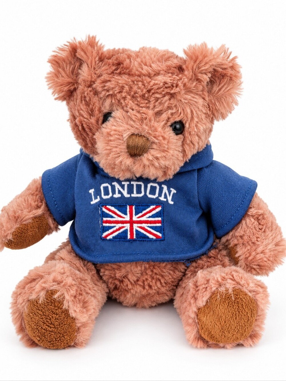 Keel Toys London Teddy Bear Plush โ Union Jack Hoodie